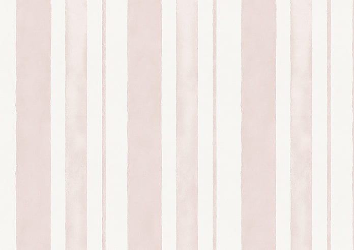 Shabby Chic by Rachel Ashwell Watercolour Stripe, Blush - Roman Blind - Image 7